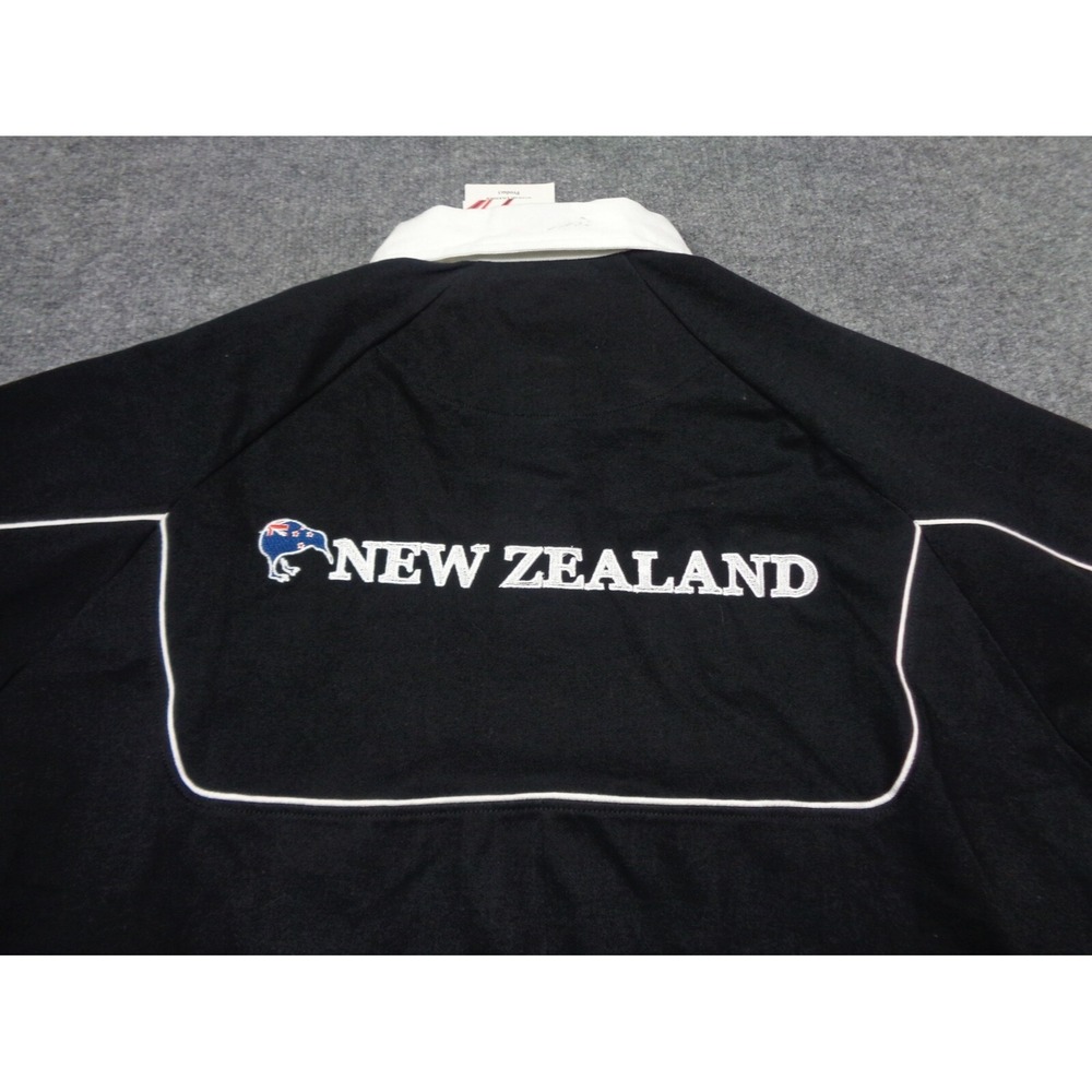 Dubai Rugby Sevens Polo Shirt Mens L Black New Zealand Embroidered Emirates - Picture 8 of 11